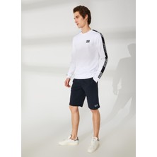 Ea7 Şort, L, Koyu Mavi