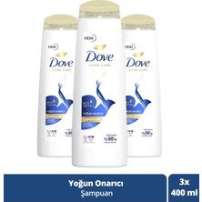 Dove Ultra Care Yoğun Onarıcı Şampuan 400 Ml X 3 Adet