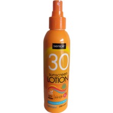 Sence Anında Üstün Koruma ve Nemlendirme Özellikli  Spf 30 Vücut Güneş Kremi Sprey 200 ml