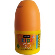 Sence  Bebekler ve Çocuklar Için Spf 50 Anında Üstün Korumalı Vegan Güneş Kremi Roll-On 50 ml