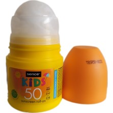 Sence  Bebekler ve Çocuklar Için Spf 50 Anında Üstün Korumalı Vegan Güneş Kremi Roll-On 50 ml