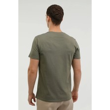 Lumberjack CT102 0 Yaka Erkek Tshirt - Haki
