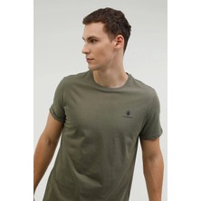 Lumberjack CT102 0 Yaka Erkek Tshirt - Haki