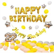 Çıtı Pıtı Store 22 Yaş Doğum Günü Balon Seti