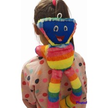 PopŞeker Peluş Uyku Arkadaşım Sevimli Peluş Maymun 50CM. Rainbow Gökkuşağı