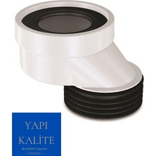 Yapı Kalite Yapı Kaliteayarlanabilir Altdan Çıkışlı Klozet Gider Borusu Eksantirik Kada-6cm Kaydırılabilir