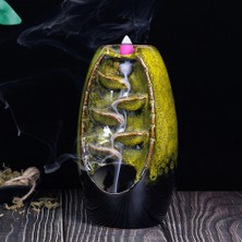 Keyfim Shop Mistik Yol Tasarımlı Geri Akışlı Tütsülük 18*8*8*cm - 3 Adet Tütsü Hediyeli