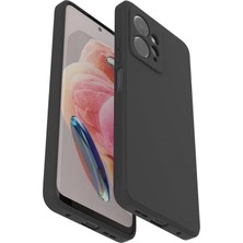 Xiaomi Redmi Note 12 4g Kılıf Yumuşak Premium Silikon +9h Ekran Koruyucu Set Kamera Korumalı