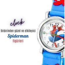 Göçmen Tuhafiye Spiderman Figürlü 2 Li Set Örümcek Adam Spıderman Figürlü Erkek Çocuk Kol Saati (2 Li Set)