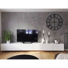 Ramadec Mdf White Tv Ünitesi