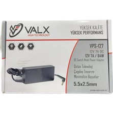 Valx Adaptör 12V 7A 84W 5.5x2.5 VPS-127