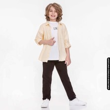 Xo Kids Erkekk Ot Pantolon 8-14 Yaş 64733 EPNT12029 Siyah