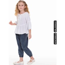 Xo Kids Kız Bluz 5-9 Yaş 780 KBLZ09039 Beyaz