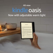 Amazon Kindle Oasis 32 GB E Kitap Okuyucu Gri + Orijinal Kılıf ve Orijinal Şarj Adaptörü