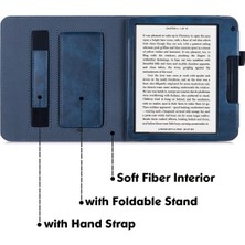 Kobo Libra-2 E Kitap Okuyucu Kılıfı 7" Lacivert