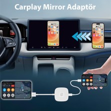 Techmaster iPhone iPad Carplay ve Youtube Screen Mirror Aktarım Adaptörü