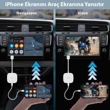 Techmaster iPhone iPad Carplay ve Youtube Screen Mirror Aktarım Adaptörü