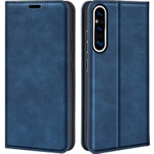 Xshop Sony Xperia 1 V Cilt Touch Deri Telefon Kılıfı Stand Cüzdan Koruyucu Telefon Kapağı (Yurt Dışından)