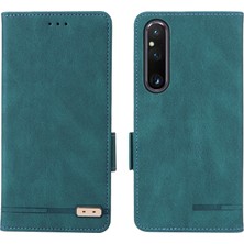 Xshop Sony Xperia 1 V Stand Cüzdan Deri Telefon Kılıfı Dekor Dekor Koruyucu Telefon Kapağı (Yurt Dışından)