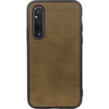 Xshop Sony Xperia 1 V Pu Deri + Tpu + Pc Telefon Kılıfı Cowhide Doku Şok Geçirmez Arka Kapak (Yurt Dışından)