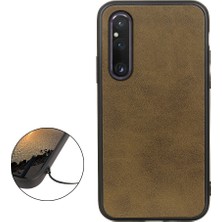 Xshop Sony Xperia 1 V Pu Deri + Tpu + Pc Telefon Kılıfı Cowhide Doku Şok Geçirmez Arka Kapak (Yurt Dışından)