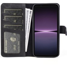 Xshop Sony Xperia Için 1 V Çift Renk Ekleme Stand Cüzdan Telefon Kılıfı Pu Deri Kapak (Yurt Dışından)