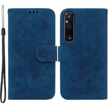 Xshop Sony Xperia 1 V Için Baskılı Telefon Kılıfı, Flip Stand Deri Cüzdan Damla Geçirmez Kapak (Yurt Dışından)