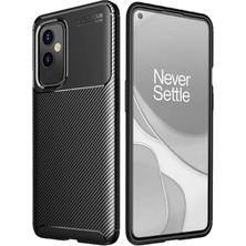 MTK Moveteck One Plus 9 Kılıf Kamera Çıkıntılı Koruma Karbon Fiber Dokulu Renk Atmaz Koruyucu Kapak Slim Elit Kılıf