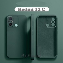 MTK Moveteck Xiaomi Redmi 12C Uyumlu Kılıf Kamera Korumalı Içi Kadife Süet Yumuşak Hisli Lansman Silikon Kapak