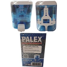 Palex Sıvı Sabun Dispenseri 500 cc Şeffaf Mavi