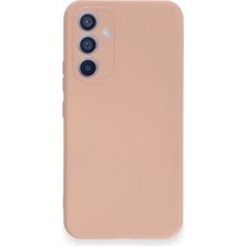 Happycase Samsung Galaxy A34 5g Kılıf Nano Içi Kadife  Silikon - Pudra