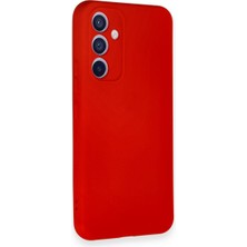 Happycase Samsung Galaxy A54 5g Kılıf Nano Içi Kadife  Silikon - Kırmızı