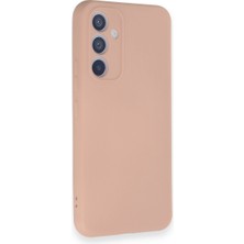 Happycase Samsung Galaxy A54 5g Kılıf Nano Içi Kadife  Silikon - Pudra