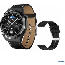 ScHitec 2024 Watch GT3 Max Android İos HarmonyOs Uyumlu Akıllı Saat Siyah