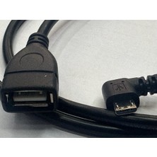 Keepro 90 Derece Micro USB Otg Kablo Uzun Micro USB Otg Kablo 2 Metre Otg Kablo Micro USB 90 Derece