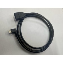 Keepro 90 Derece Micro USB Otg Kablo Uzun Micro USB Otg Kablo 2 Metre Otg Kablo Micro USB 90 Derece