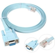 YK Design Cisco Kablo Db9 To RJ45 Konsol Bağlantı Kablosu Cisco Switch Router Için RJ45 Erkek 9 Pin Dişi Konsol Kablosu