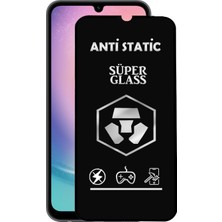 Caseart Samsung Galaxy A24 Tam Kaplayan Anti Statik Çizilmez Safir Ekran Koruyucu Cam