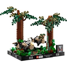 LEGO® Star Wars™ Endor Hız Motoru Takibi Dioraması 75353 - Yetişkinler için Yapım Parçalarıyla İnşa Edilen Koleksiyonluk Yaratıcı Sergileme Modeli Yapım Seti (608 Parça)