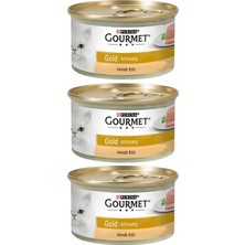 3 Adet Gourmet Gold Kıyılmış Hindili Yaş Kedi Maması 85 gr