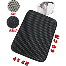 Cateva Çift Taraflı Su Geçirmez Kedi Kumu Paspası 60 x 45 cm