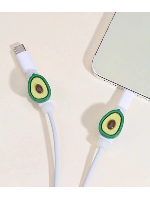 Koyu Yeşil Avakado Kablo Koruyucu