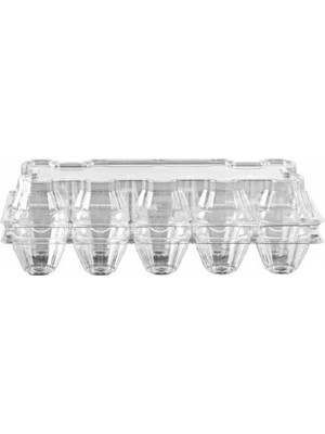 Yalova Ambalaj Şeffaf Yumurta Viyolü 10'lu ( 1000 Adet )