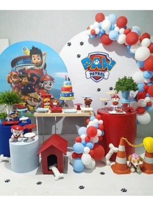 Eğlence Marketi Paw Petrol Temalı Balon Zincir 100 Adet