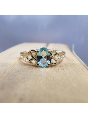 Fasek Gold Altın Yüzük - Taşlı Fantazi 14 Ayar Altın Yüzük - Hediyelik, Doğum Günü, Anneler Günü Altın Yüzük