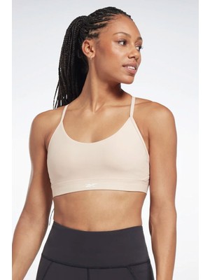 Reebok Lux Strappy Sports Ekru Kadın Bra
