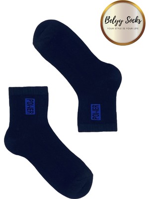 Belyy Socks 6 Lı Paket Slogan Desenli Pamuklu Çocuk Çorap