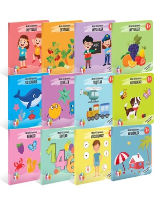 Mert Bebek Bebeğimin Ilk Minik Kütüphanesi Minik Kütüphanem 12Lİ Set