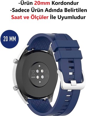 Furenfa Amazfit Bip |bip Lite | Bip 3 | Gtr 42MM Uyumlu Yüksek Kalite Desenli 20MM Kordon