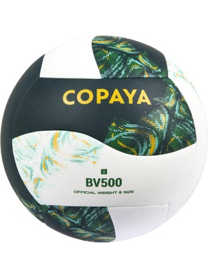 Decathlon Copaya Plaj Voleybolu Topu - Yeşil / Beyaz - Hibrit